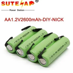 74/5000 10000 AA 1.2 v 2500MAH NI-MH AA rechargeable battery for Electric Shavers, toys, wireless remote control, etc.