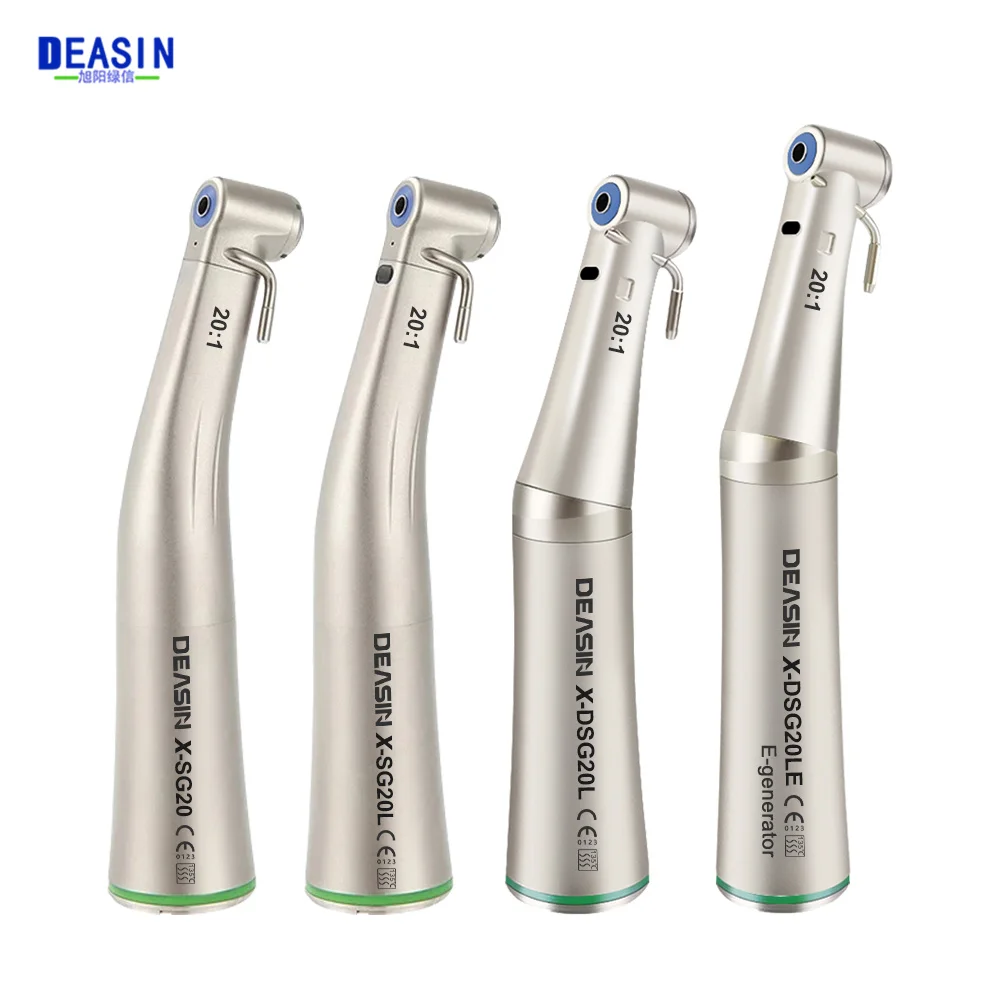 

Dental 20:1 X-SG20 Implant Contra Angle Series Dentist Therapy Handpiece Optional Normal/ LED/ Fiber Optic Reduction Hand Piece