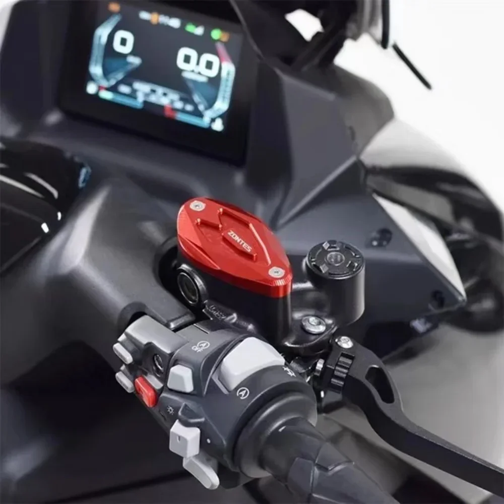 オートバイは ZONTES 350D 350 D D350 350E 350M 350 M/E のアッパーブレーキポンプとフロントオイルポットの装飾カバーを再装着します