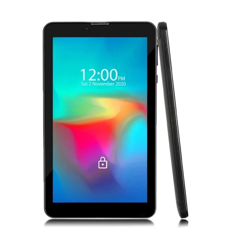 717QW 7 بوصة أندرويد 11 3G LTE مكالمة هاتفية تابلت SC7731 رباعية النواة كاميرا مزدوجة 1 جيجابايت رام 16 جيجابايت ROM 1024x600 IPS 2 * بطاقات Sim تدعم نظام تحديد المواقع