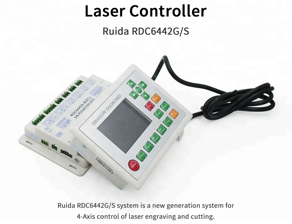 Ruida RDC6442S 6442S 6442 Control System Co2 Laser Controller Mainboard Panel For CO2 Laser Cutting And Engraving Control
