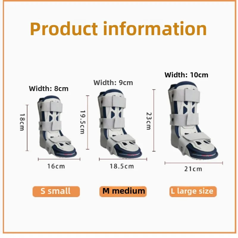 Children's ankle ankle sprain fixed support calf support instead of plaster shoes lower limb walking support