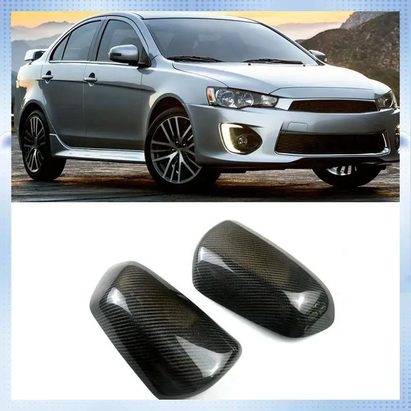 

A70R-Mirror Cover Mirror Housing Real Carbon Fiber Automotive For Mitsubishi Impreza EVO 10 Generation EVO X 2008-2016 Parts