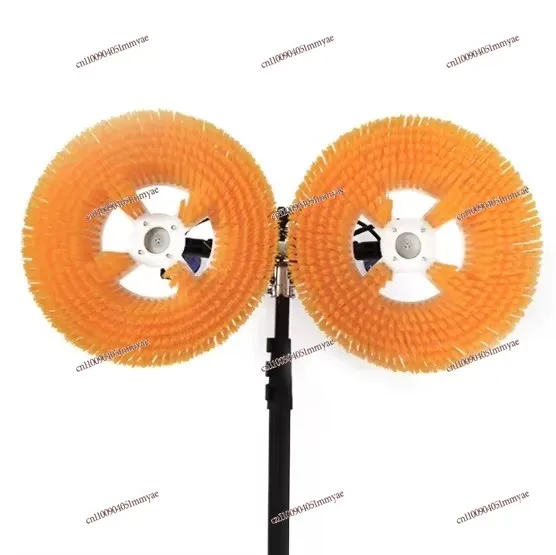 

Solar Panel Cleaning Washing Machine Automatic Brush With Double Head Robot Battery Auto Washing Brush for Solar Panel