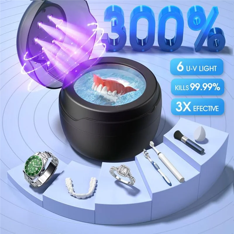 

Цифровой ультразвуковой фиксатор AS60-50 кГц AI 250 мл, машина для очистки зубных протезов с 4 режимами, вилка стандарта США