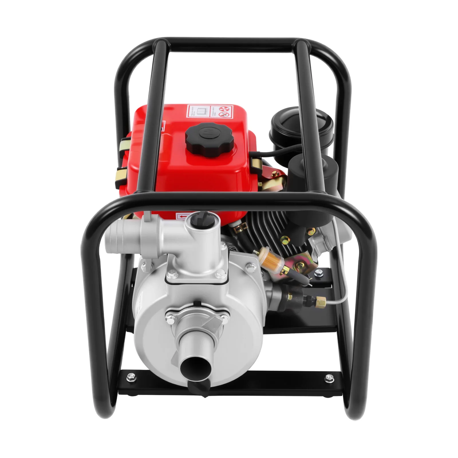 7.5hp 210cc 4-Stroke Diesel Engine Water Pump Air Cooled Single Cylinder 110gpm Flow Water Transfer Pump 2 Inch Water Pump for Farm Irrigation Drainage