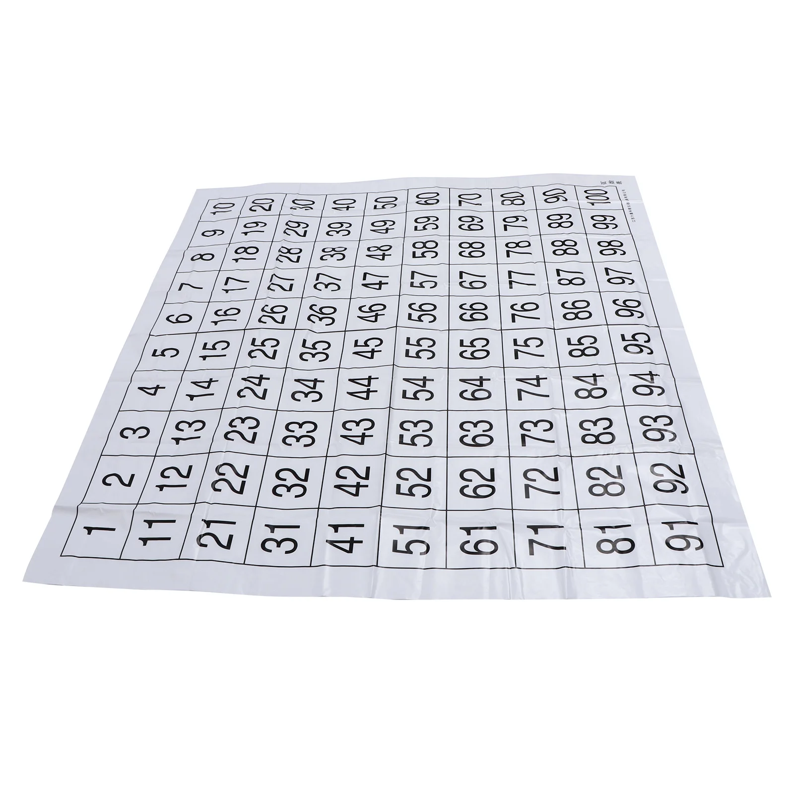 1Set Numbers Wall Chart 1-100 Educational Learning Poster for Preschool Kids Child Intelligence Development Numbers Map