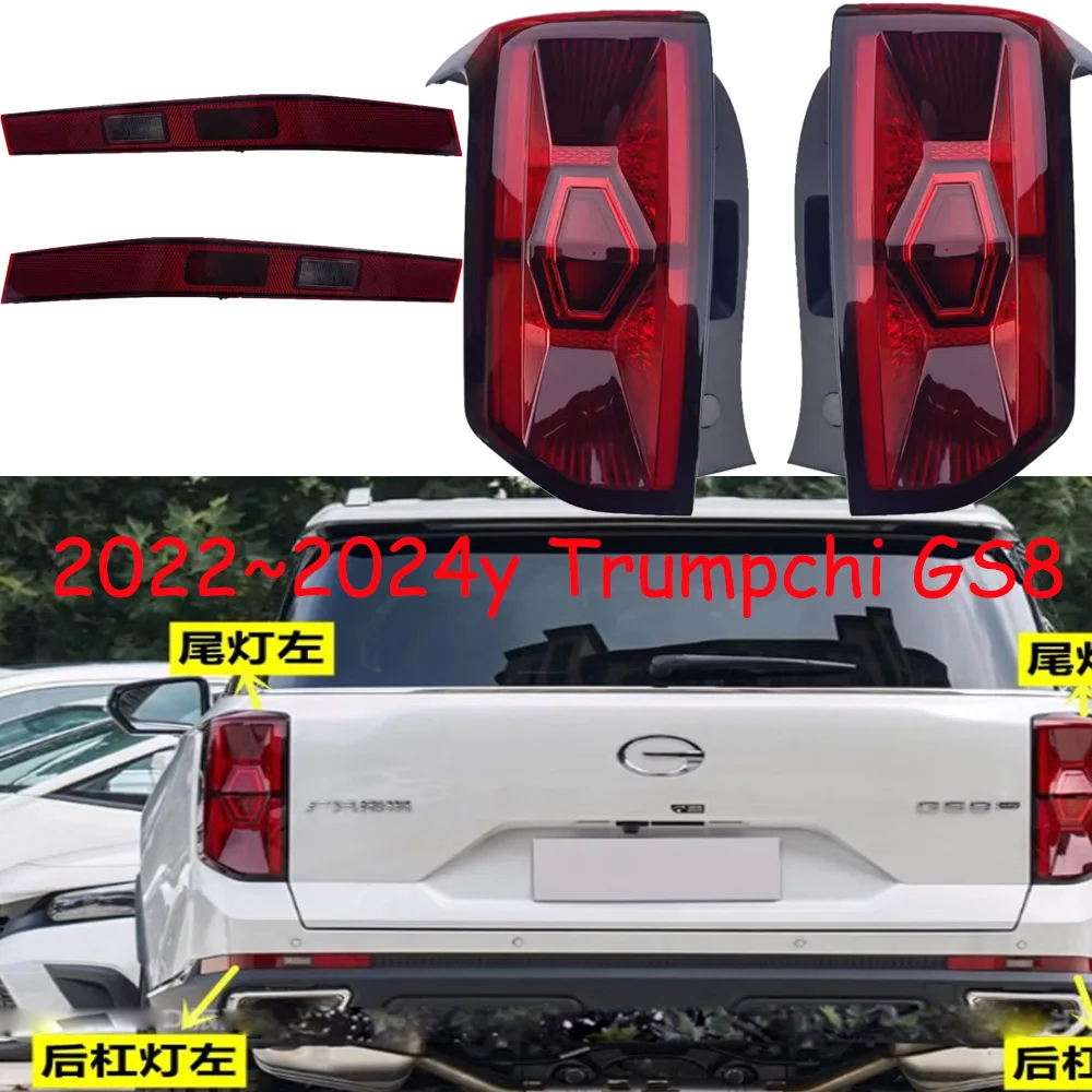 

1pcs Car bupmer tail light Trumpchi GS8 taillight 2022~2024y car accessories DRL fog Trumpchi GS8 rear light