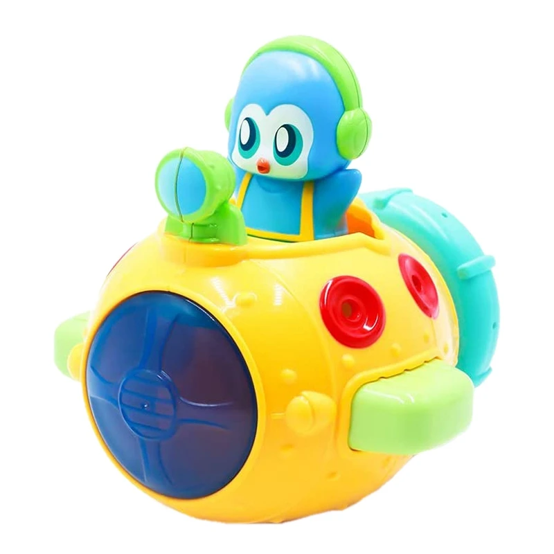 

Water Spray Bath Toys Underwater Submarine With Penguin Kids Bath Toys Fun & Interactive Bath Toys For Bathtub Pool