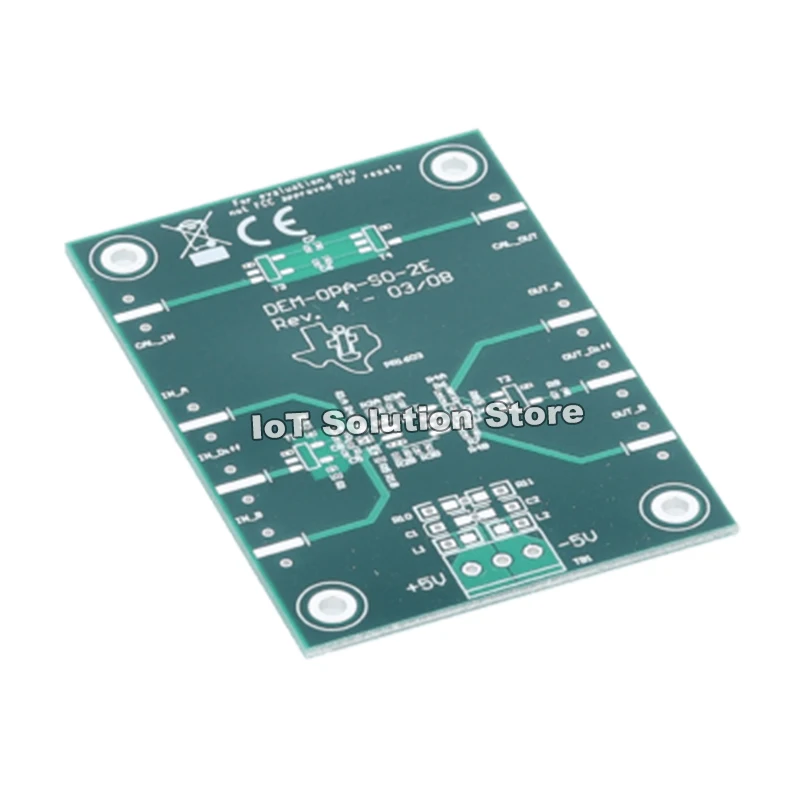 DEM-OPA-SO-2E Dual op amp evaluation module for SO-8 (flow-through pinout) package