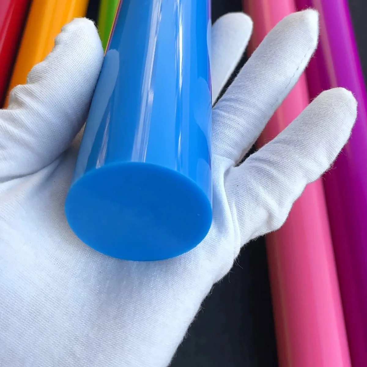 1PCS Solid Colored Acrylic Rod Dia.40mm | PMMA Perspex Bar Custom Processing