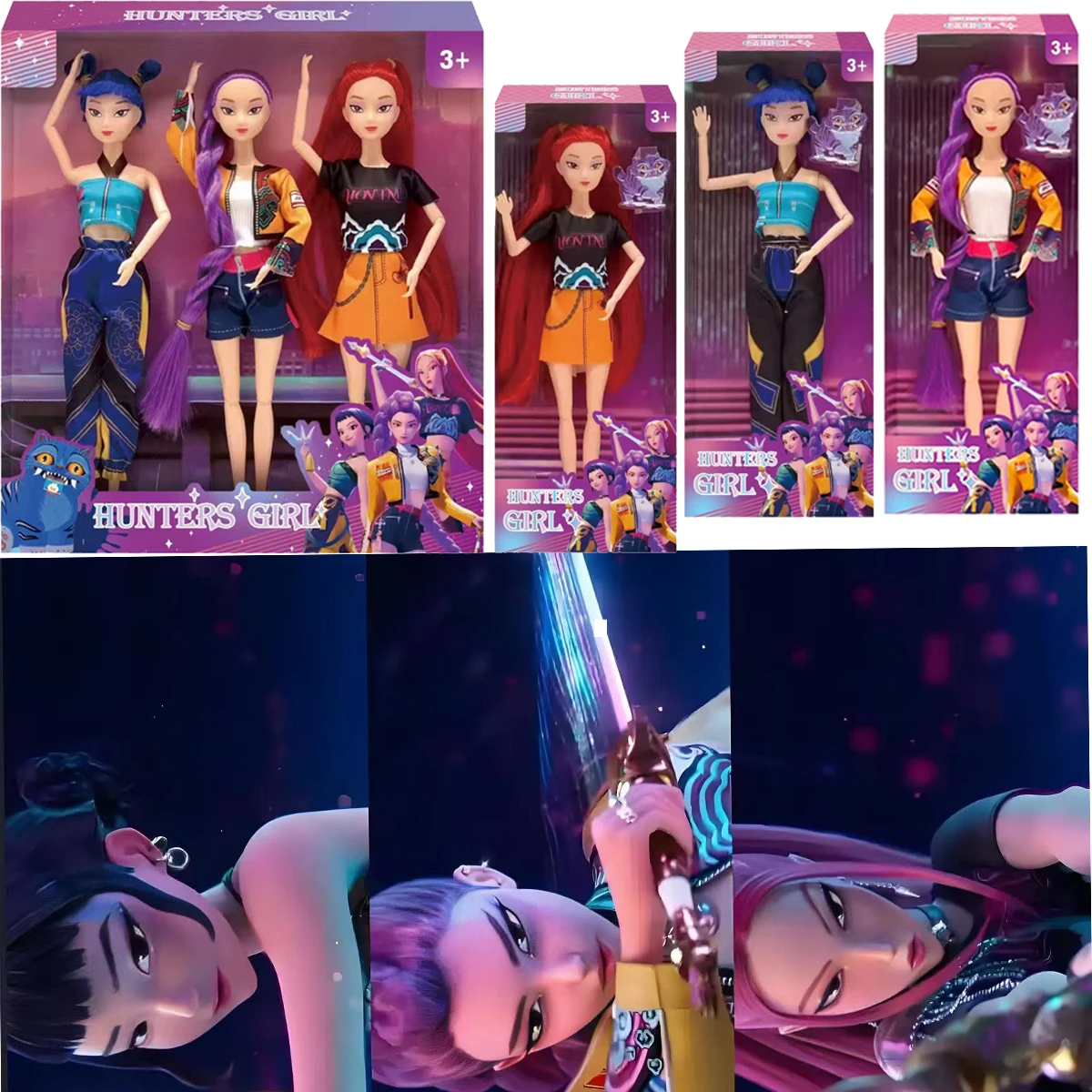 

2026 HOT NEW Anime KPop Demon Hunters Doll Vinyl Toy Rumi Mira zoi Character vinyl mask figurine Birthday Gift Fan Club Gifts