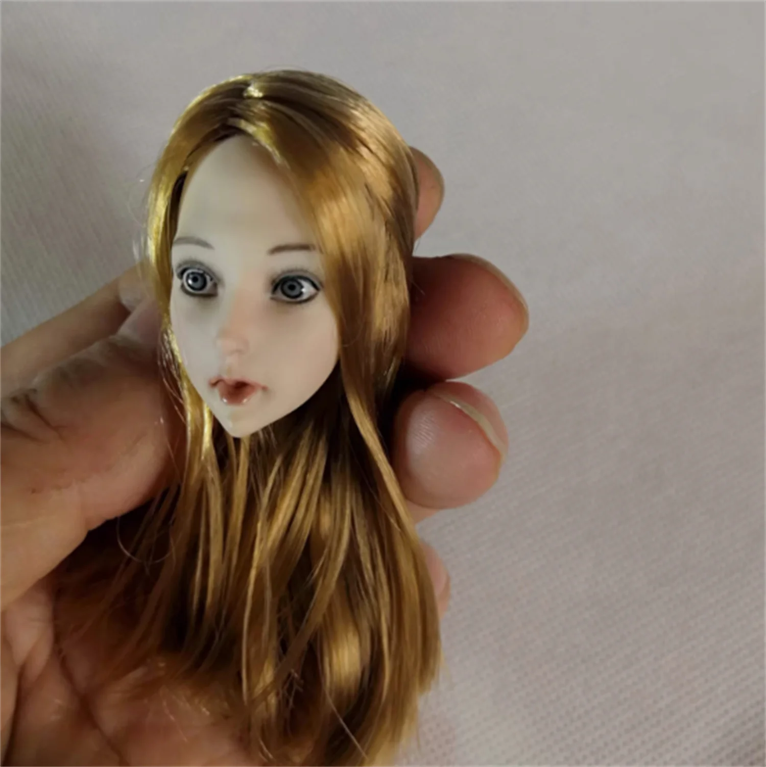 

Масштабная модель 1:6, милое выражение, женская аниме-девушка, маленькая Лолита, голова, резьба, скульптура, милая, подходит для 12 дюймов, TBl, экшн-фигурки, игрушки