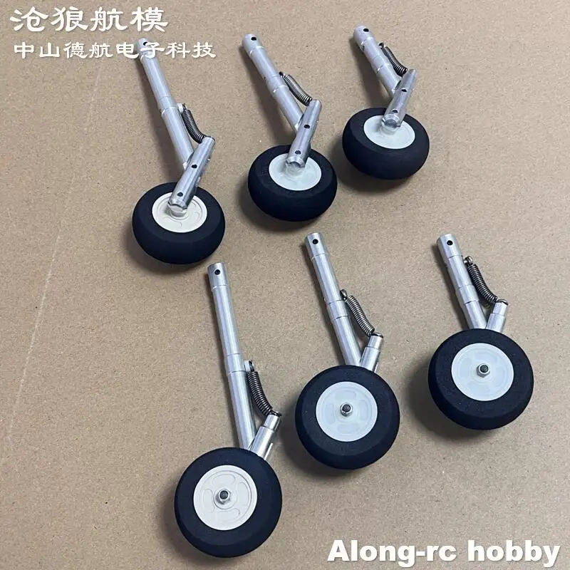 90-140mm D4 MaiN Back Kneeling Landing Gear Worm shock Damping Tripod  for RC Model Aircraft RC EDF JET Plane DIY Spare Part