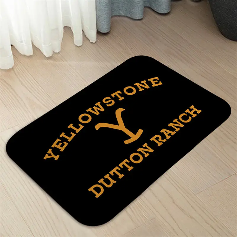 Yellowstone Dutton Ranch Floor Mats kitchen Linving Room Long Corridor Carpet Door Mats Decor Carpet Anti-Slip Floor Mats SJ-899