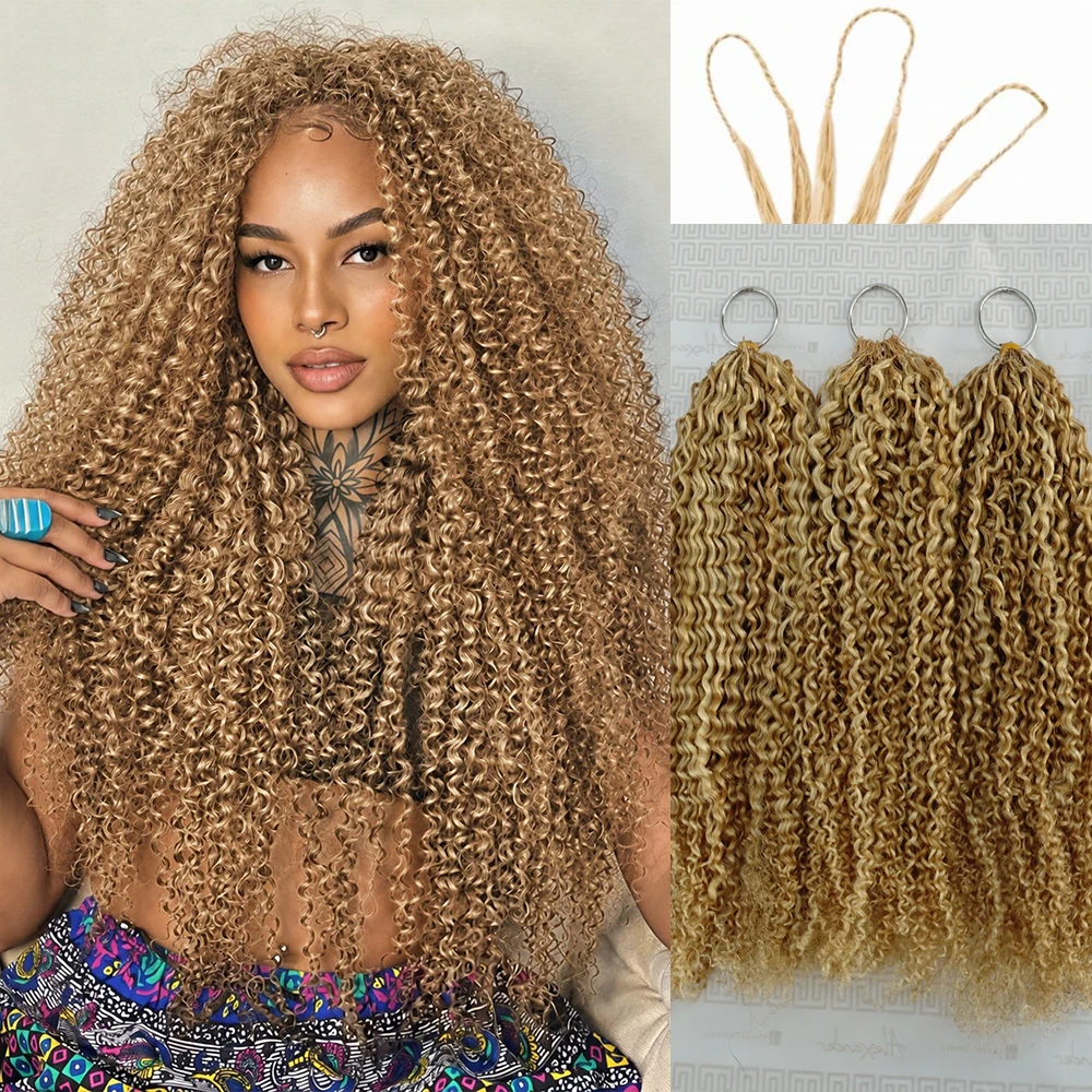 honey-blonde-feather-crochet-human-hair-extensions-curly-invisible-miracle-knots-pre-separated-crochet-hair-for-women