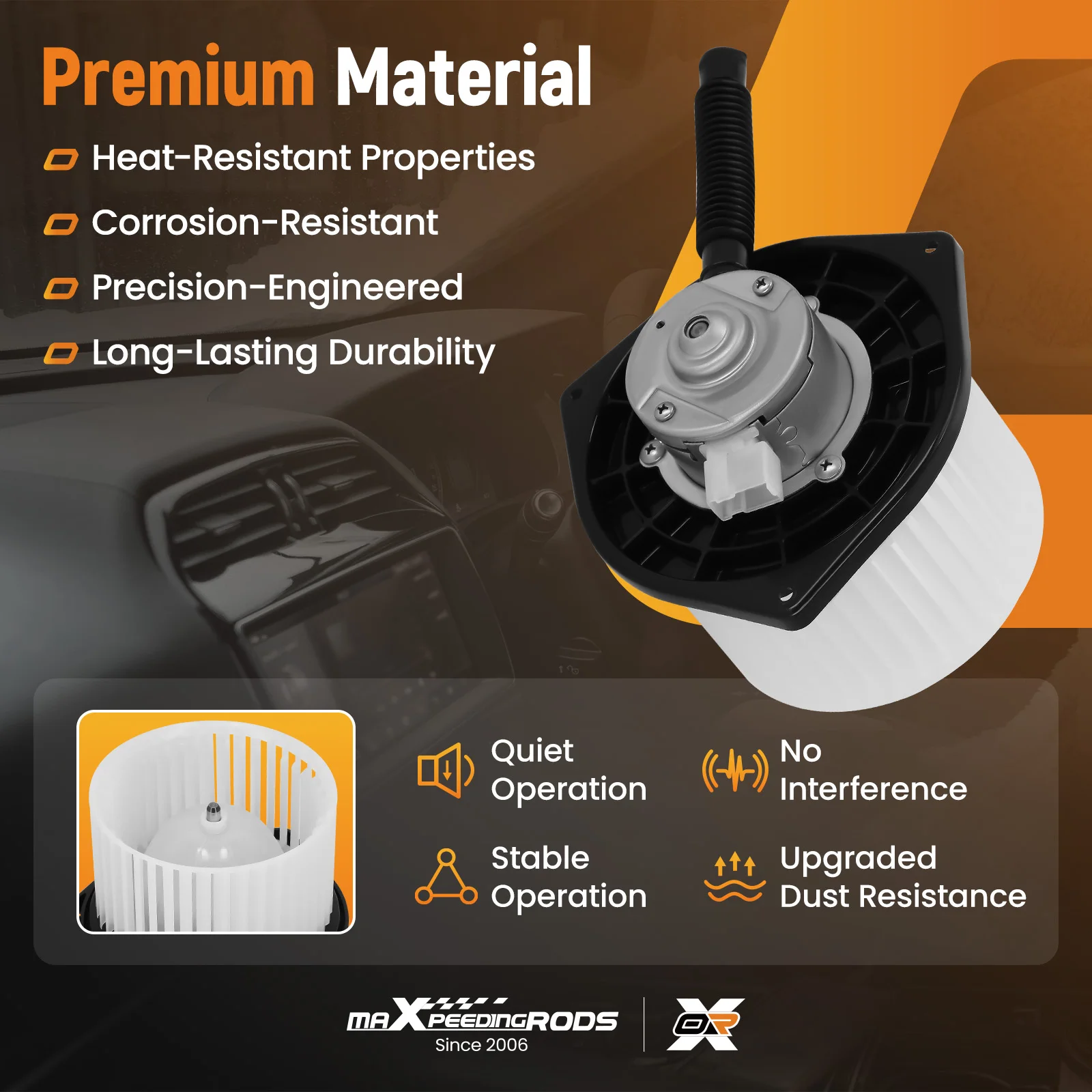 

HVAC Heater Blower Motor Fan Assembly For Suzuki Grand Vitara 2006-2013 PM4068