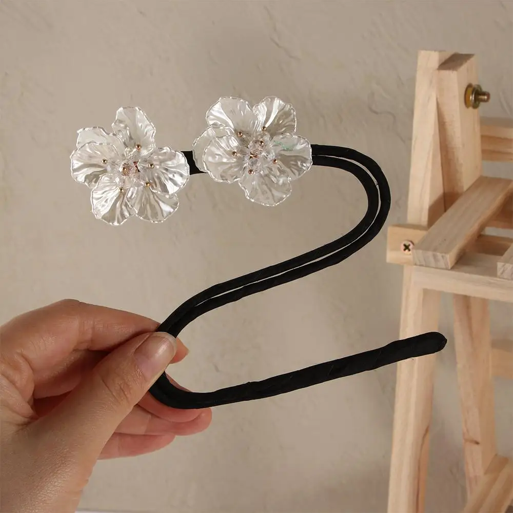 Spring Hair Device Shell flower Salon Ball head flower Bow Pearl Hair Pin Lazy Hair dish artifact Braid Maintenance Bun Maker