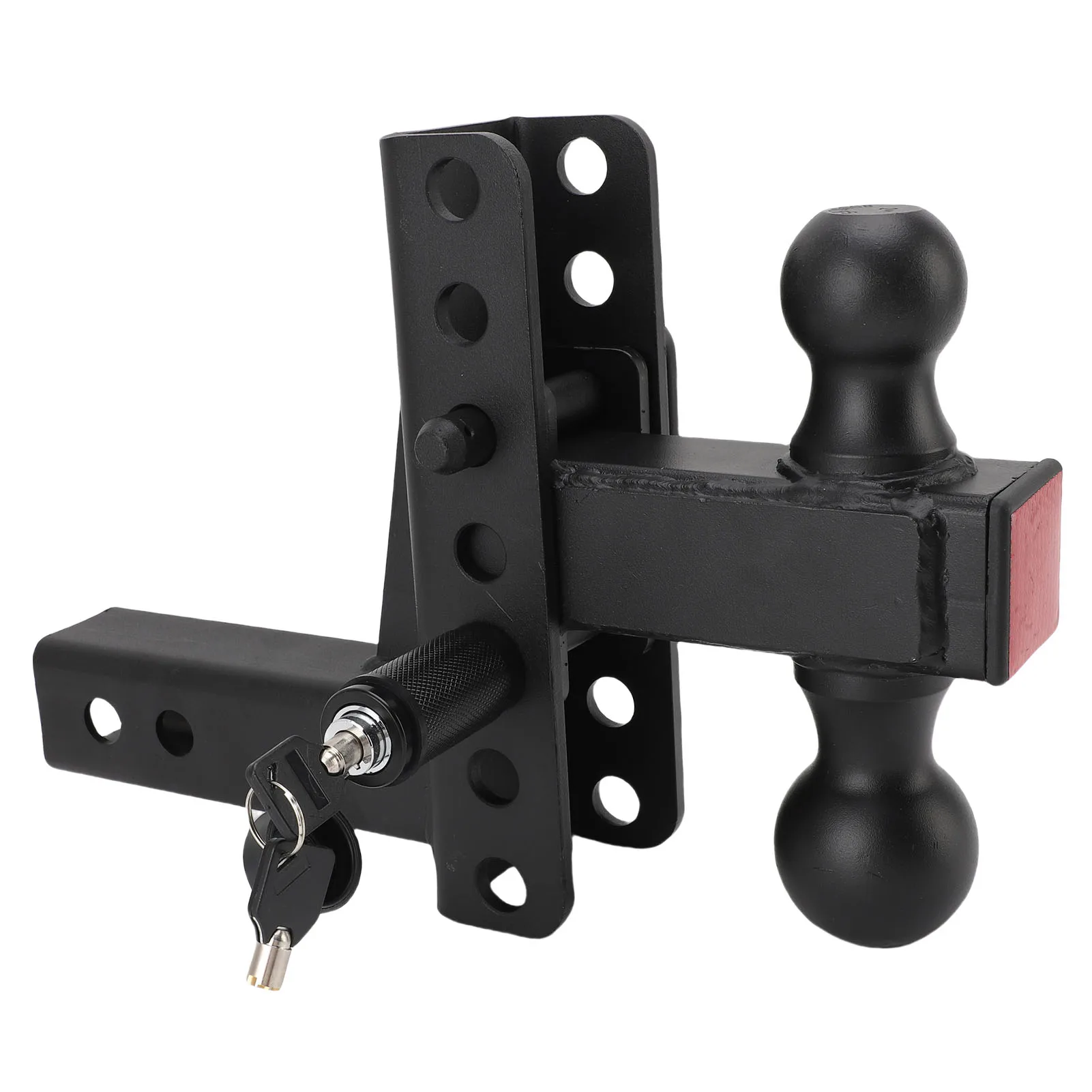 مقطورة وصلة مقطورة قابلة للتعديل الكرة جبل 6 بوصة قطرة الارتفاع الثقيلة وصلات السحب لاستقبال وصلة 2 بوصة سعة 12500 رطل #4