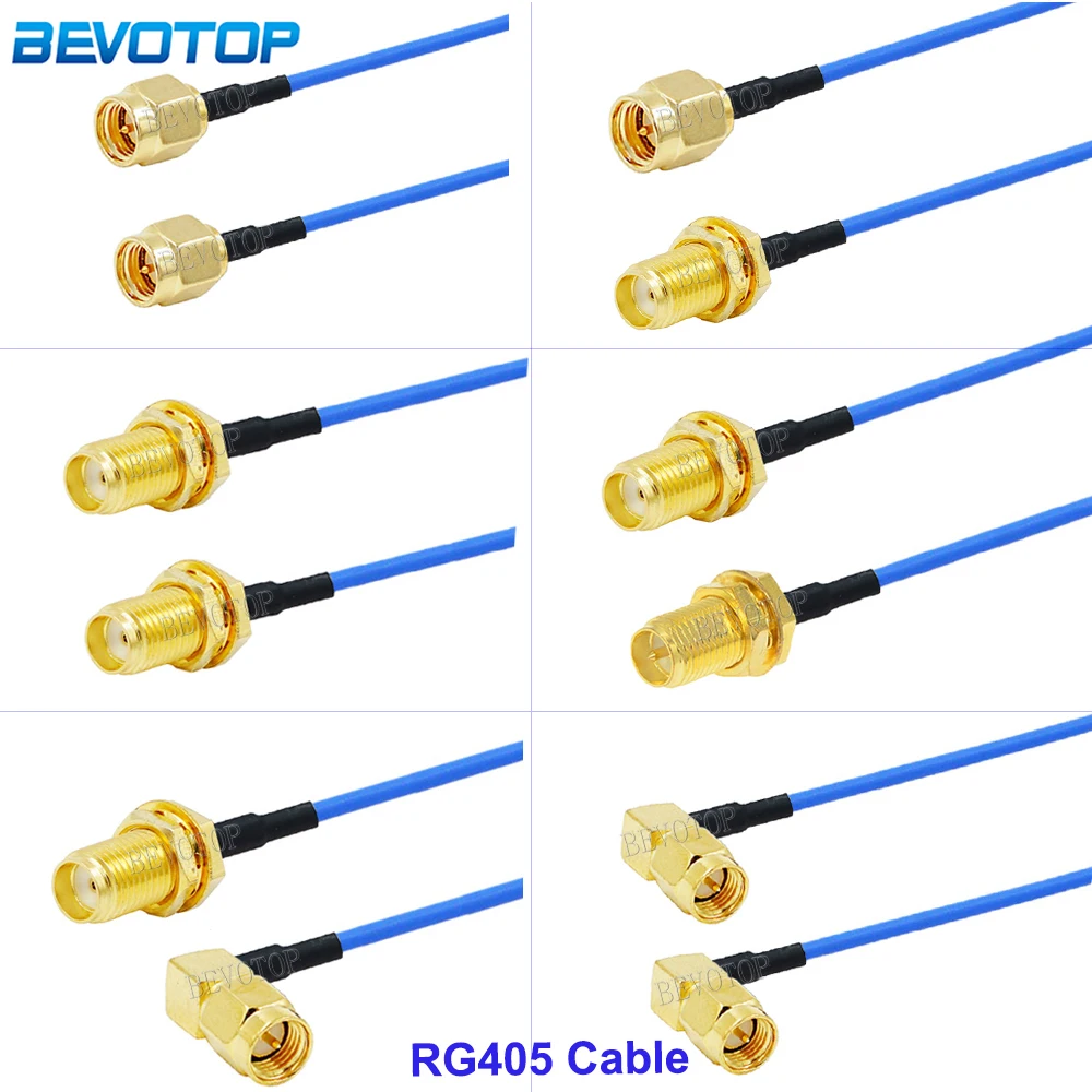 yZ[zRG-405 SMA ^CvRlN^ SMA IX - SMA IX܂ SMA XA_v^ 086 RG405 50ohm RF P[ugeXgP[u