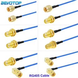 RG-405 SMA Type Connector SMA Male to SMA Male or SMA Female Adapter 086 RG405 50ohm RF Coaxial Cable High Frequency Test Cable