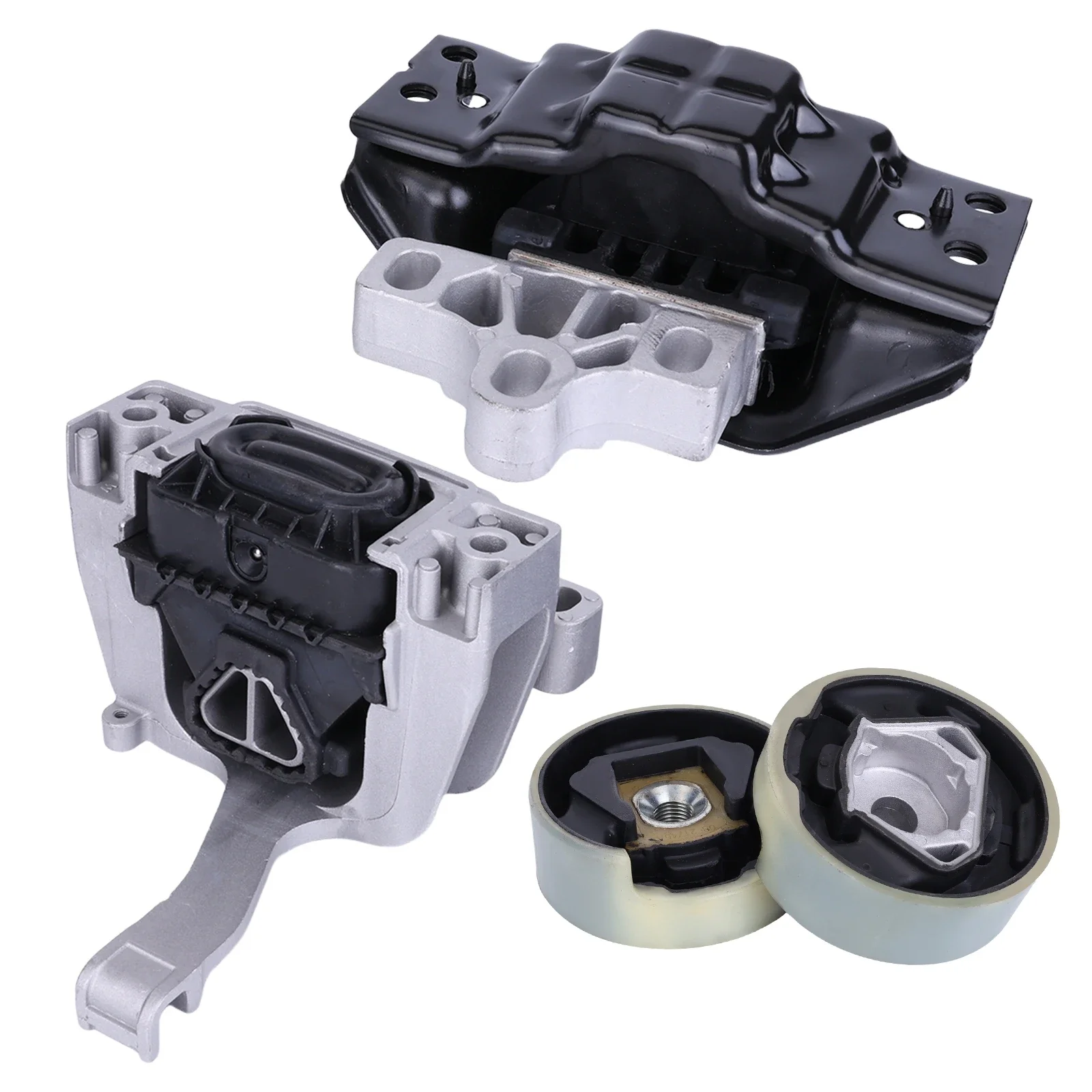 

4pcs For 2018-2023 Volkswagen Tiguan L4-2.0L engine mounts: 3Q0-199-262-C, 5Q0-198-037-A, 5QA-199-555-AM