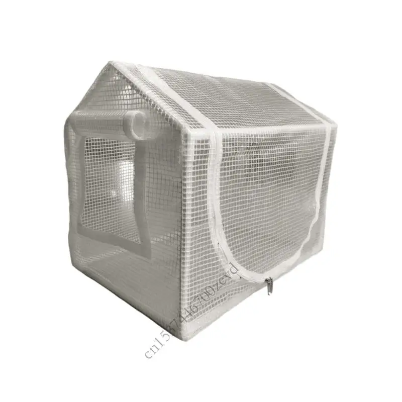 

Портативная ПВХ сад палатка Зимняя достойная крышка растения с шестисторонними дизайнами.