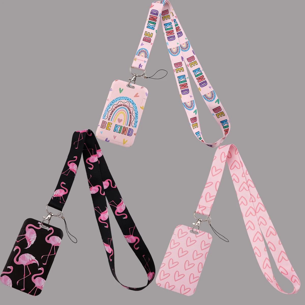 

Шейный ремешок в форме сердца для ключей, удостоверения личности, тренажерный зал, ремни для телефона, держатель USB-значка, сделай сам, подвесная веревка, лариат, аксессуары, подарки