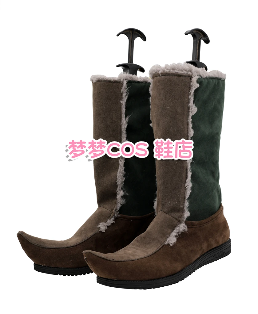Kristoff Cosplay Shoes Boots Men Boys Winter Boots Halloween Party Accessory
