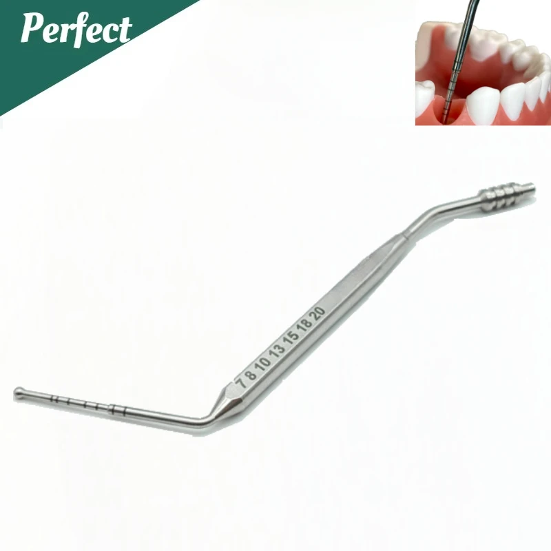 

1Pcs Depth Gauge Deep Probe Dental Implant Measuring Dental Tools Instruments