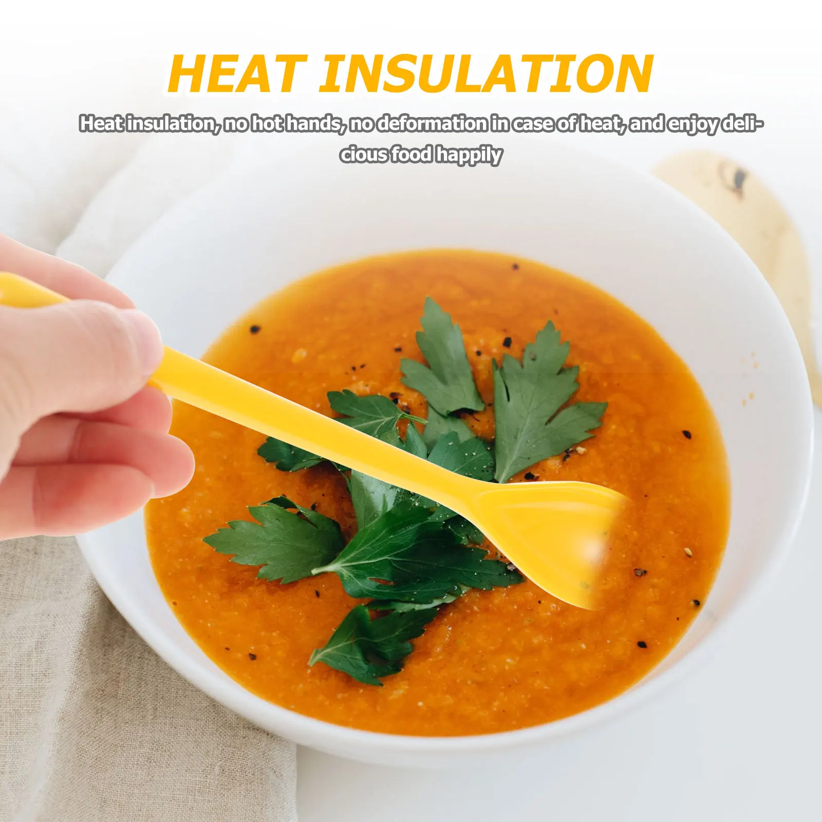 

8pcs Mixing Spoons Melamine Stirring Spoon For Coffee Tea Juice Lightweight Kitchen Gadgets Food-Grade Scoop Tool