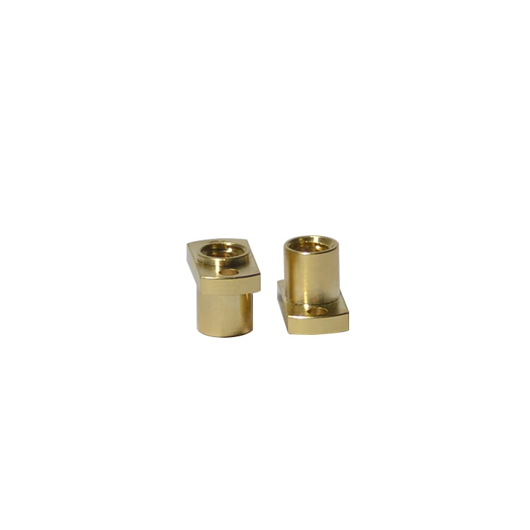 3D printer accessories T8 screw brass nut Double trimmed H flange nut trapezoidal nut