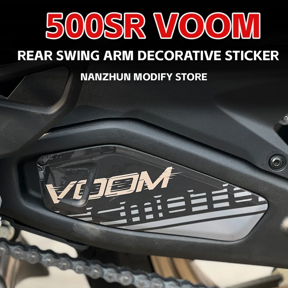 

Наклейка для CFMOTO 500SR 500 SR VOOM, наклейка на заднюю поворотную руку мотоцикла, украшение тела, наклейка 500SR VOOM CF MOTO, наклейка, аксессуары