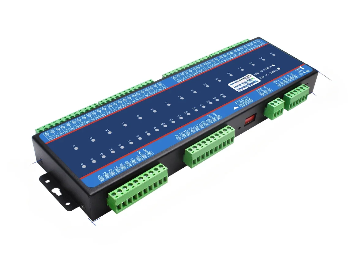 16-Channel serial relay IO control board module RS485/232 switch output input with isolation