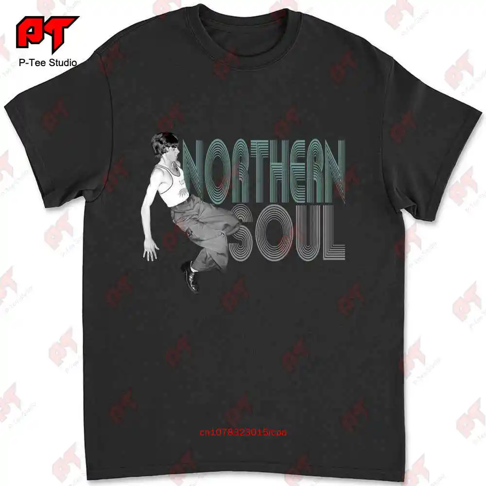 Northern Soul Dancer Logo - Wigan Casino Motown T-shirt 3288