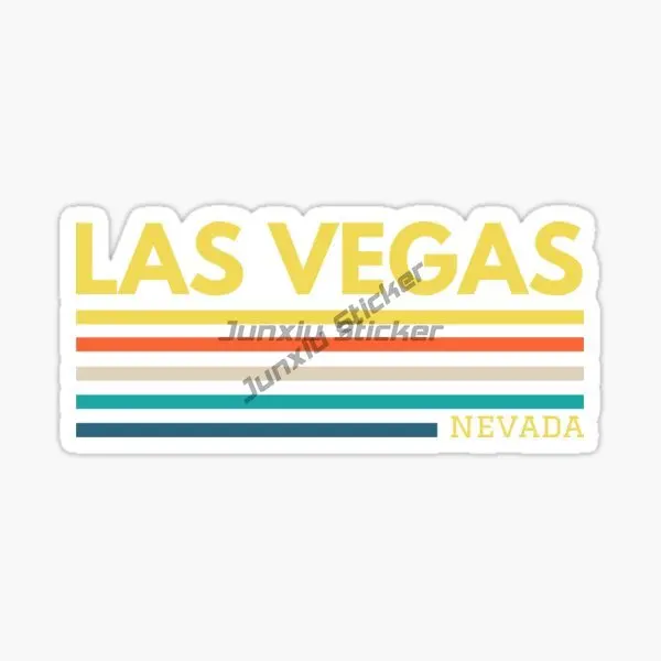 Las Vegas Emblem Creative Sticker for Decorate Wall Room Car Van Truck Motorcycle Off-road Helmet Bumper Window Decal