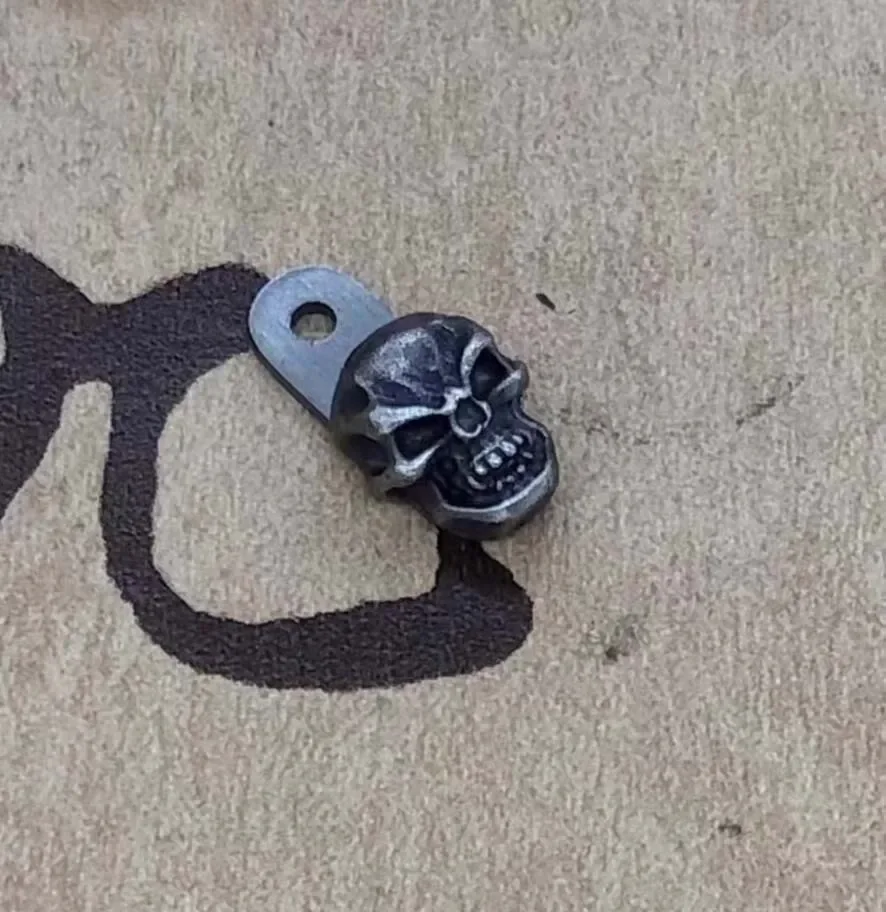 

5 Types 1 Piece Hand Made Silver Skull Filler Tab for for Rick Hinderer XM18 3.5”