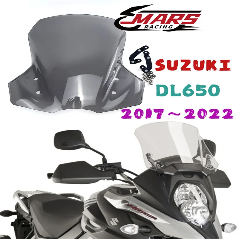 

Motorcycle accessories Windshield Windscreen Aluminum Kit Deflector Fairing Cover For SUZUKI NEW DL650 V-STROM 2017 -2022