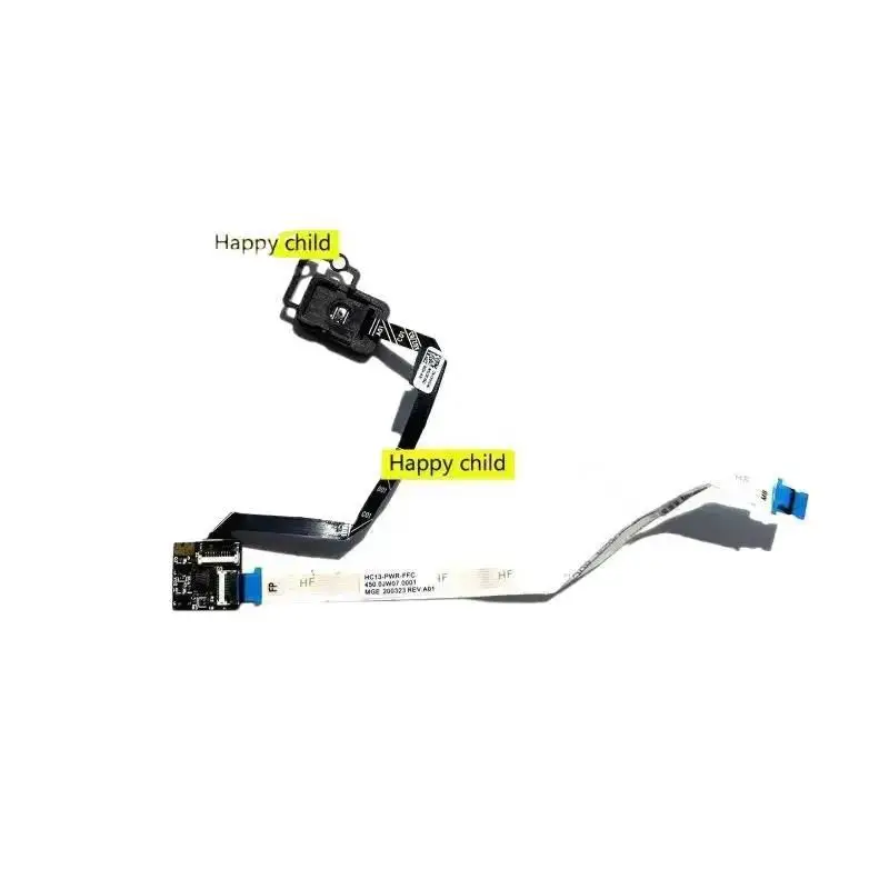 

New Power Button Fingerprint Module cable for Dell In-spiron 7300 7306 Black ++