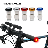 2Pcs Bicycle Handlebar Light Adjustable Led Turn Signal Light MTB Road Bike Handle Bar End Plug Cap Safty Warning Indicator Lamp