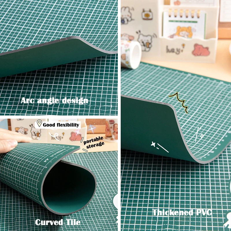 DIY cutting pad A3/A4/A5 durable PVC cutting pad DIYDiy handmade art carving board with high elasticity and toughness