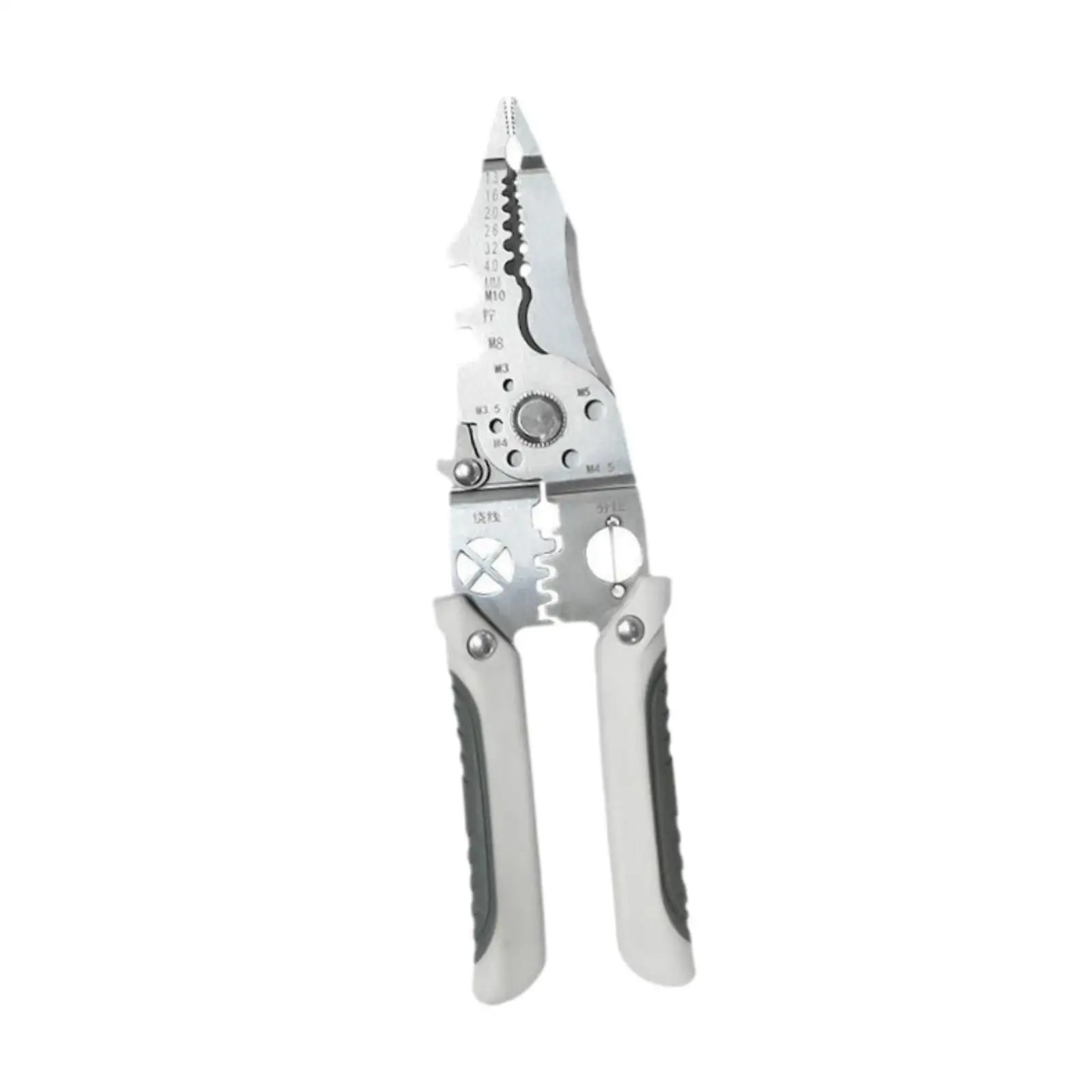 Wire Cutter Wire Stripper Tool Parallel Wiring Crafting Crimping Winding Multipurpose Wire Breaking Nonsllip Professional