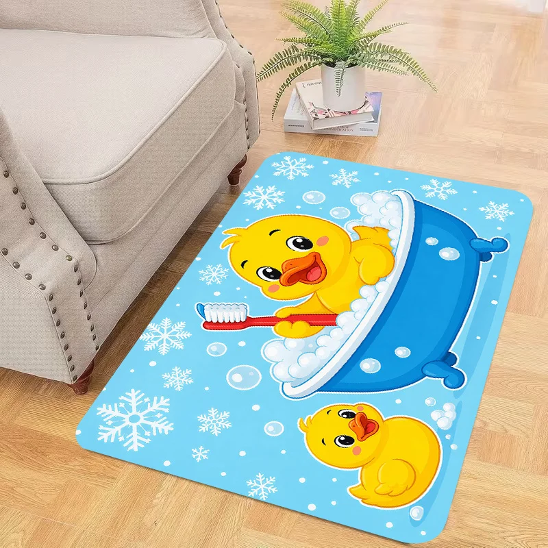 Niedliche Gelbe Enten-Badematt – Baby Nursery Yellow Bewertung und Preis
