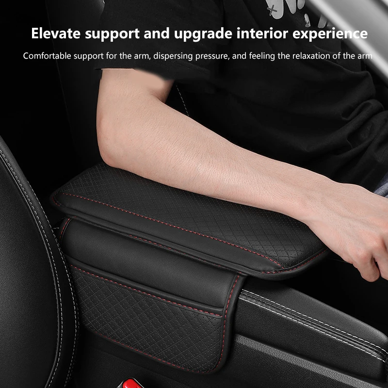 Car Armrest Mat Center Console Arm Rest Protection Cushion Universal Auto Armrests Storage Box Cover Pad Car Antifouling