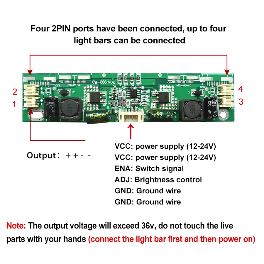 10PCS CA-266 10V-28V Input 26-65inch LED TV Backlight Board Led Universal Inverter Constant Current Board