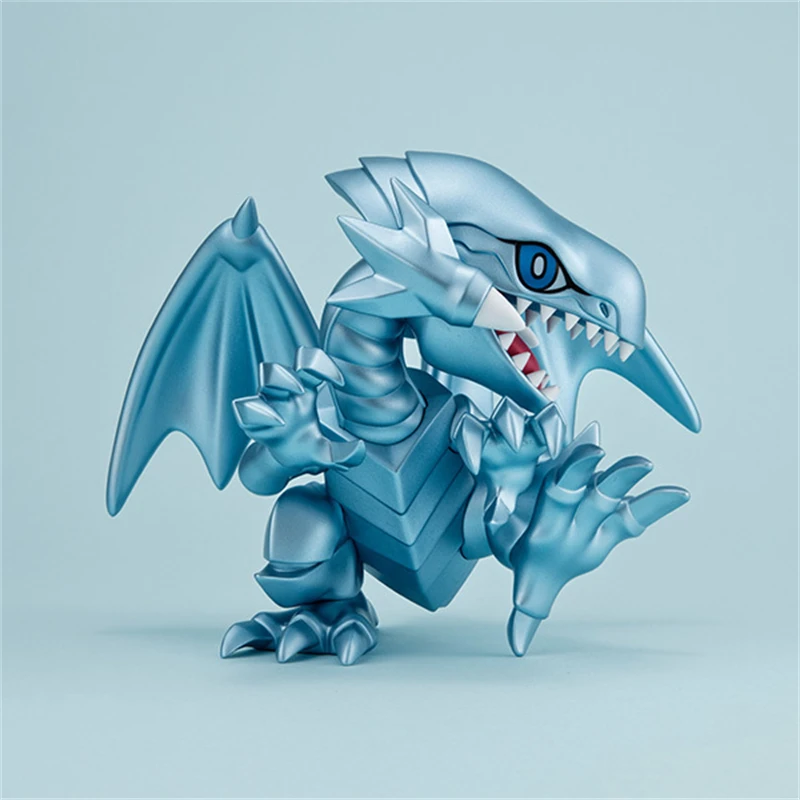 Genuine Original MegaHouse MEGATOON Yu-Gi-Oh! Blue-Eyes White Dragon Action Figure Collectible Model Statuette Ornament Gifts