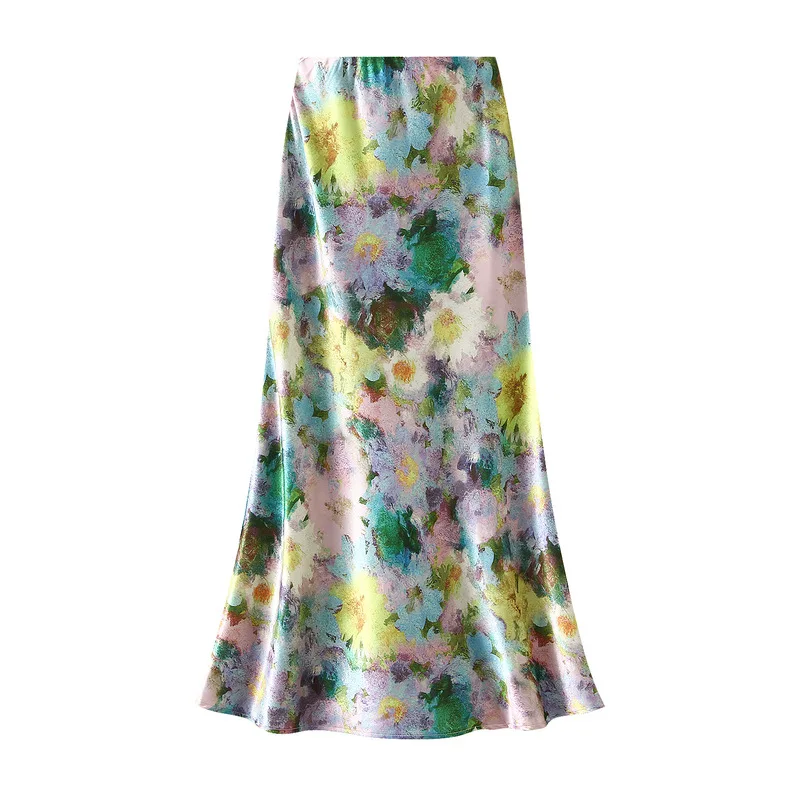 High end, hip hugging, fishtail skirt, half body skirt, 2025 spring temperament, slimming, high waist, mid length A skirt