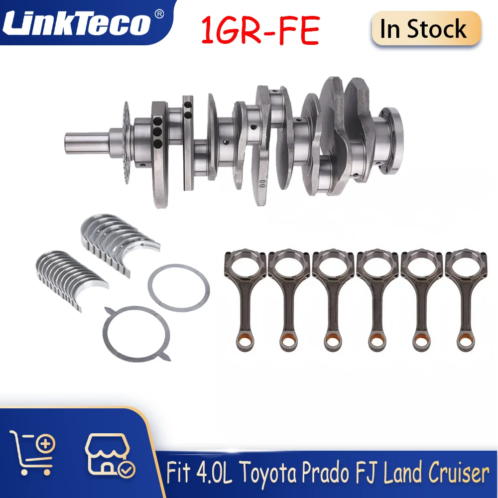 Crankshaft Connecting Rod Main Beaing Conrod Bearing Fit 4.0 4.0L 1GR-FE 1GRFE V6 For Toyota 4Runner Tacoma Tundra FJ Cruiser