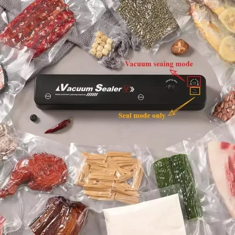 

Electric Vacuum Sealant Food Sealant Machine Food Fresh Storage Vacuum Sealer Machine comes with vacuum bag link 2025