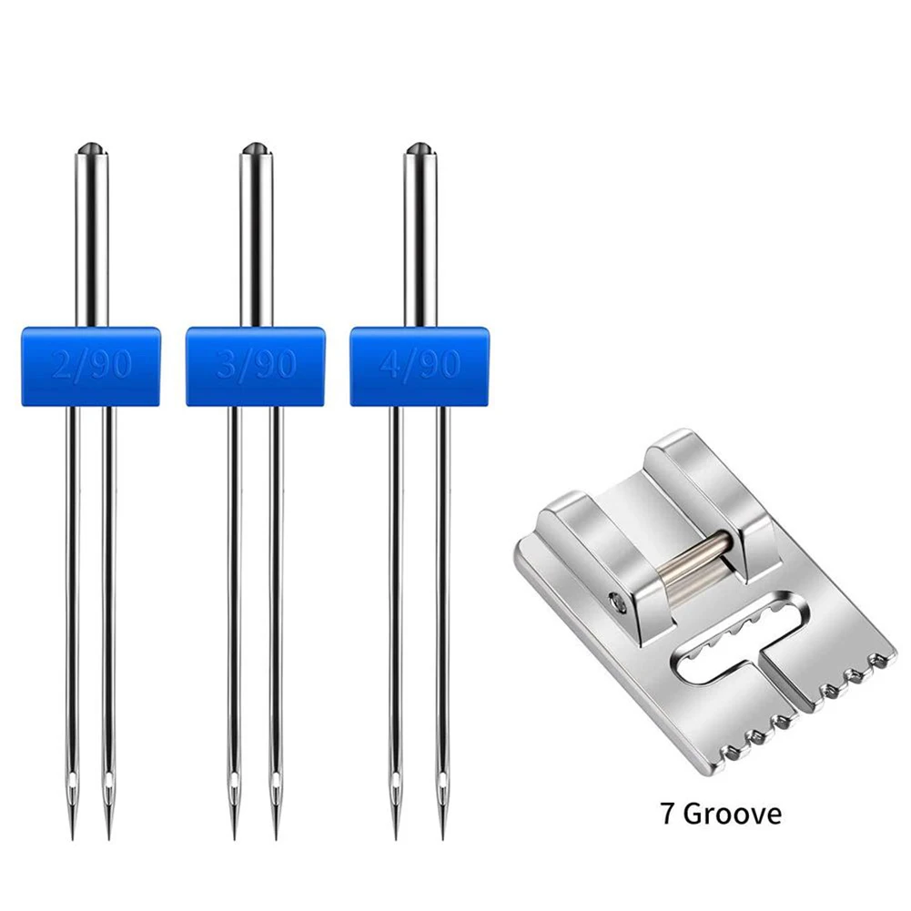 Pintuck Presser Foot Sewing Presser Foot Twin Stretch Machine Needles Practical Replacement Sewing Machine Accessories Brand New